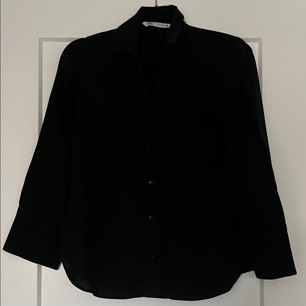 Zara Black Dress Shirt